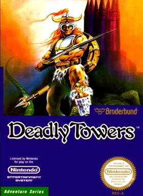 Deadly Towers (USA) box cover front